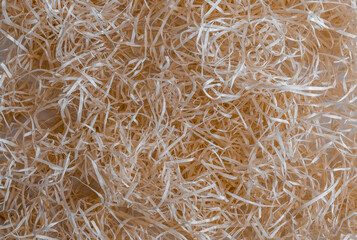 straw wood service background wine package rustic box