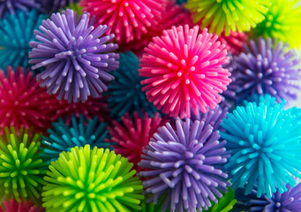 a ball with spikes for cats. Massage Rubber Toy