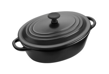 ceramic soup cup on whtie background