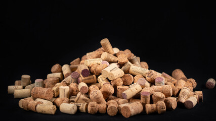 pile of corks	