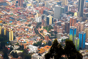 Fototapeta na wymiar Ciudad de Bogotá, Colombia