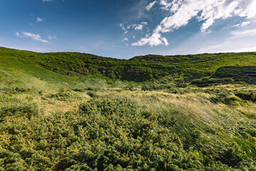 mountain landscape with beautiful mountains
