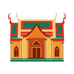 Obraz premium temple wat benchamabophit