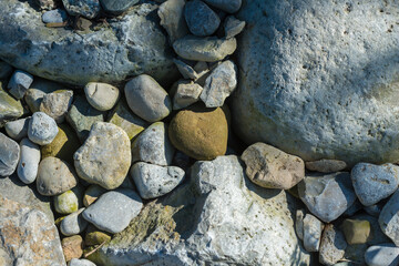 stones on the beach