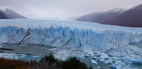 The Giant Glacier in Perito Moreno.