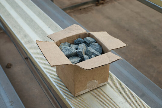 A box of rocks.