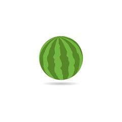 Watermelon logo vector icon concept