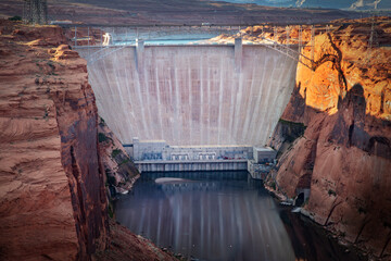 Glen Canyon Dam at Lake Powell