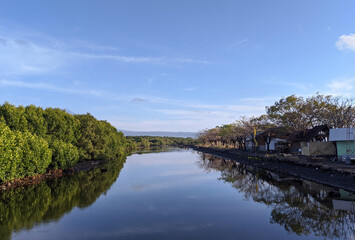 Obraz premium View from fisherman village with beautiful landscape.