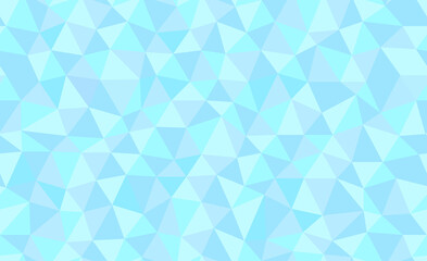 青色系の三角形のポリゴン背景スウォッチパターン素材