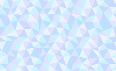 青色系の三角形のポリゴン背景スウォッチパターン素材