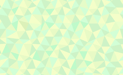 緑色系の三角形のポリゴン背景スウォッチパターン素材