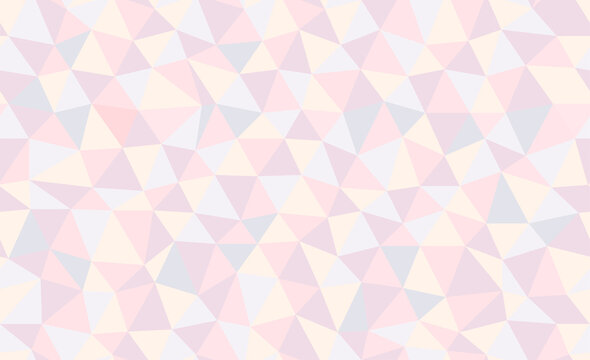 ピンク色系の三角形のポリゴン背景スウォッチパターン素材
