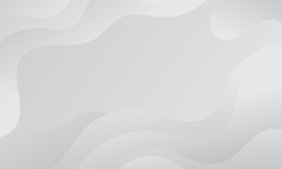 Abstract white wave geometric background. Modern background design. Liquid color. Fluid shapes composition. Fit for presentation design. website, basis for banners, wallpapers, brochure, posters