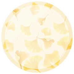 秋、紅葉、銀杏のデコレーション素材／Autumn, autumn leaves, ginkgo decoration material