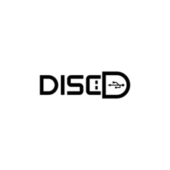 Disc wordmark, company logo design.