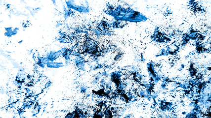 Cobalt Abstract Brush. Blue Watercolor Decoration. Azure Grunge Contemporary. Navy Texture Banner. Paint Water. Design Element. Art Summer. Splash Creative.