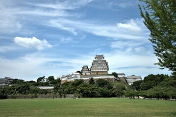 遠くから見た姫路城