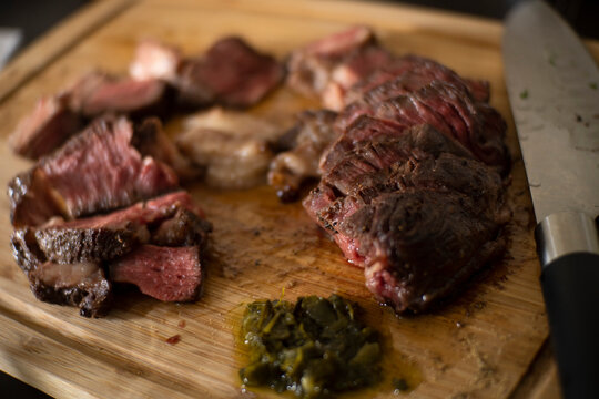 Rib eye cap roll termino medio