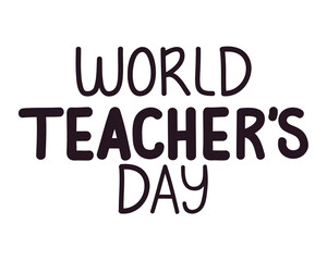 world teachers day text