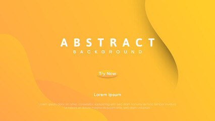 abstract background with orange fluid shape