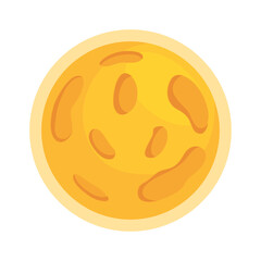 Fototapeta premium Night moon icon