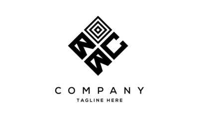 BCB square three latter logo vector