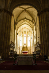 ルーマニア　トランシルヴァニア地方にある要塞都市アルバ・ユリアの要塞内の聖ミハイ聖堂の聖堂内