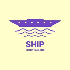 Ship modern logo design for company
