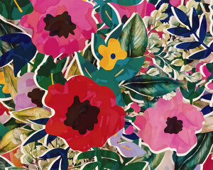 Modern Floral Artwork 