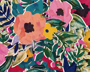 Modern Floral Artwork 