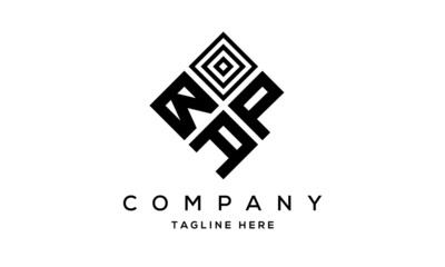 BPA square three latter logo vector