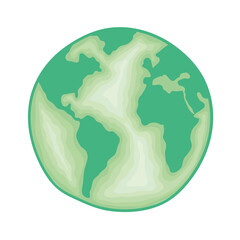 Earth world sphere