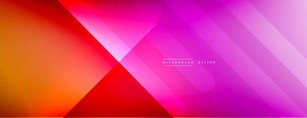 Dynamic lines abstract background. 3D shadow effects and fluid gradients. Modern overlapping forms