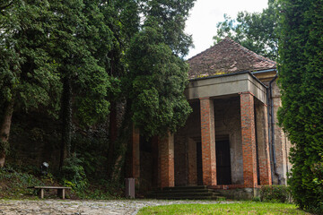 ルーマニア　トランシルヴァニア地方のシギショアラの歴史地区の学校の山にある山上教会のチャペル