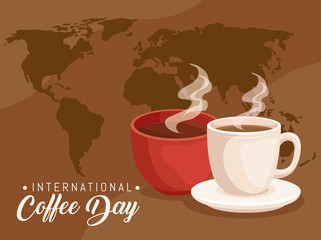 International coffee day card