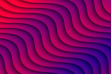 Abstract background with waves. Abstract wavy paper background.
