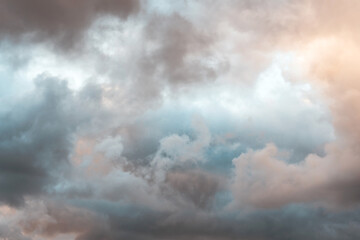 Fototapeta na wymiar Dreamy cloud background, artistic