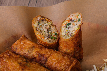 Vietnam cuisine - nem roll with chicken