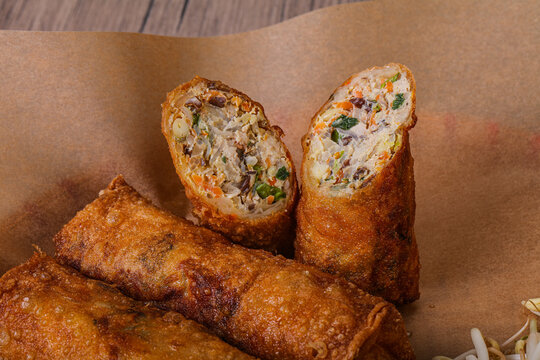 Vietnam cuisine - nem roll with chicken