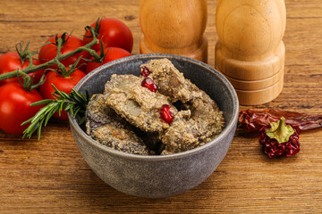 Chicken Liver with cream sauce