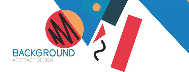 Abstract background with blocks, lines, geometric shapes. Techno or business concept for wallpaper, banner, background, landing page