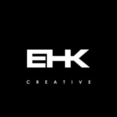 EHK Letter Initial Logo Design Template Vector Illustration