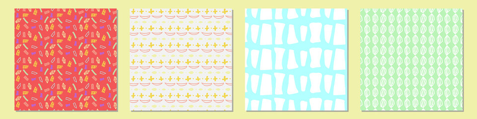 お菓子の様なカラフルフレームセット