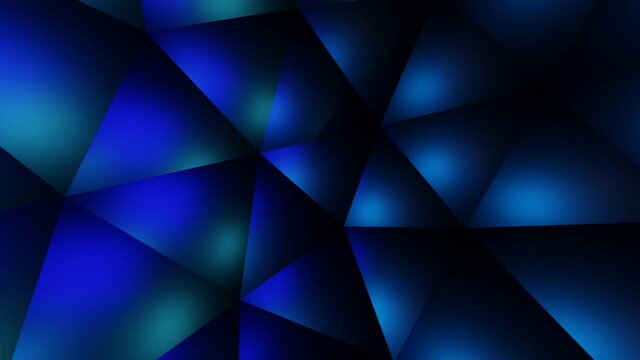 Blue glowing neon lights in abstract motion background. Seamless looping. Video animation Ultra HD 4K 3840x2160