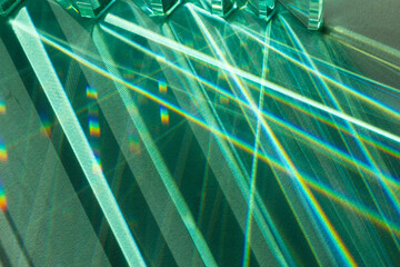 Light beam through glass  lines  background