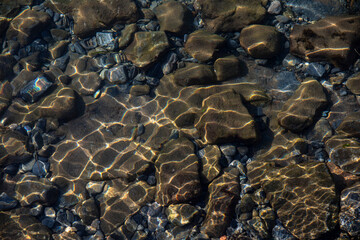 stones in water