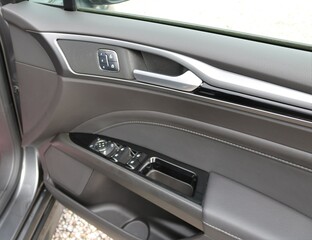 Obraz na płótnie Canvas Car handle handle with adjustment knob.