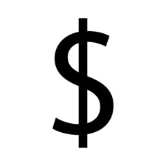 American dollar currency or dollar symbol