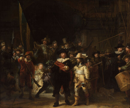 The Night Watch, Rembrandt van Rijn, 1642 - Rijksmuseum, Amsterdam